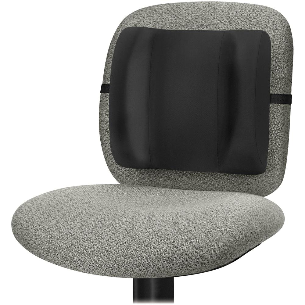 Fellowes Standard Backrest - Black - Black - High Density Foam (HDF)