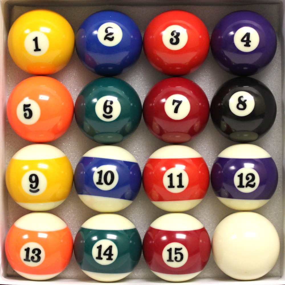 Pool Table Billiard Ball Set