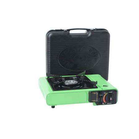 PORTABLE BUTANE & PROPANE GAS STOVE WITH SINGLE BURNER