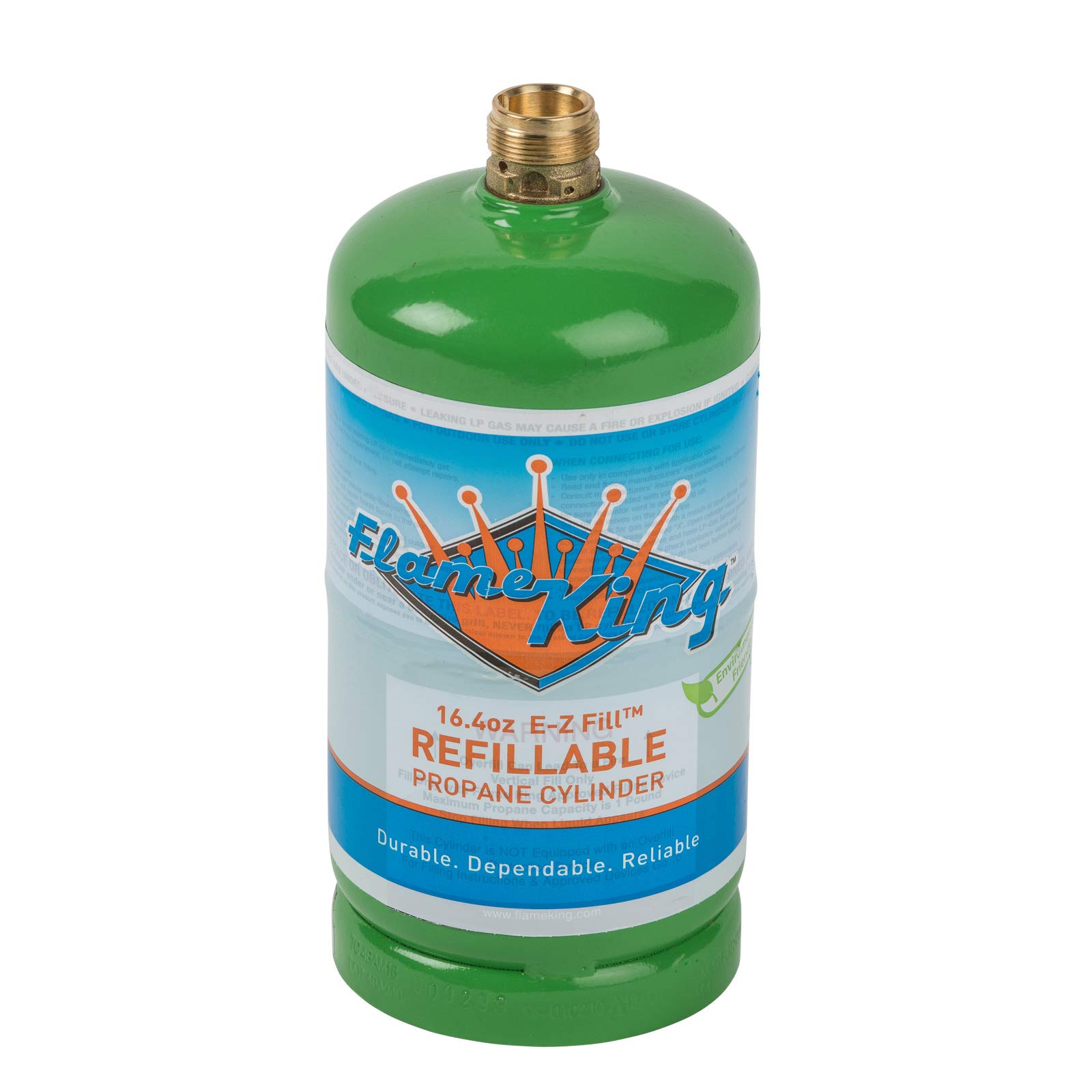 1LB REFILLABLE LP CYLINDER 16.4OZ. GREEN