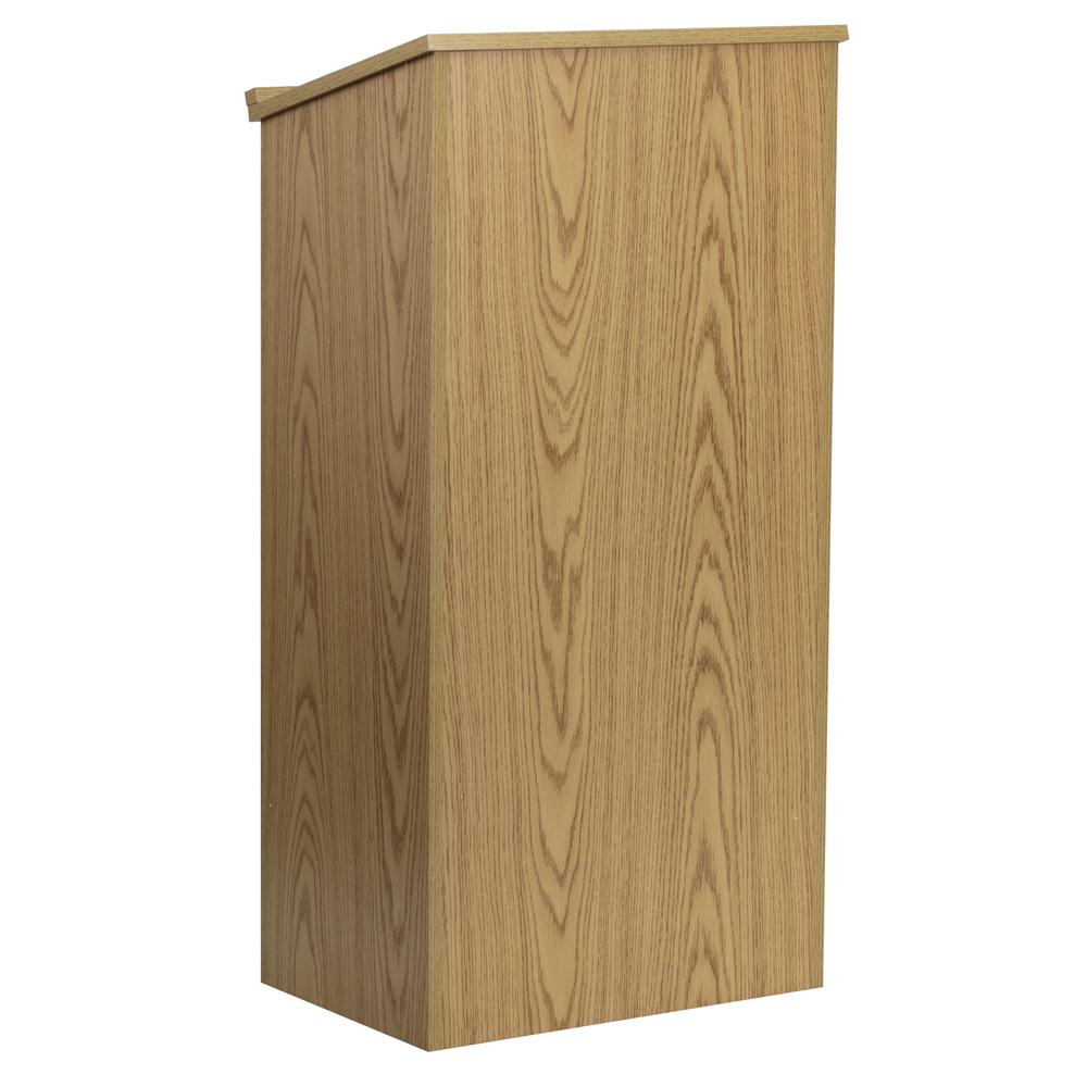 Stand-Up Wood Lectern in Oak