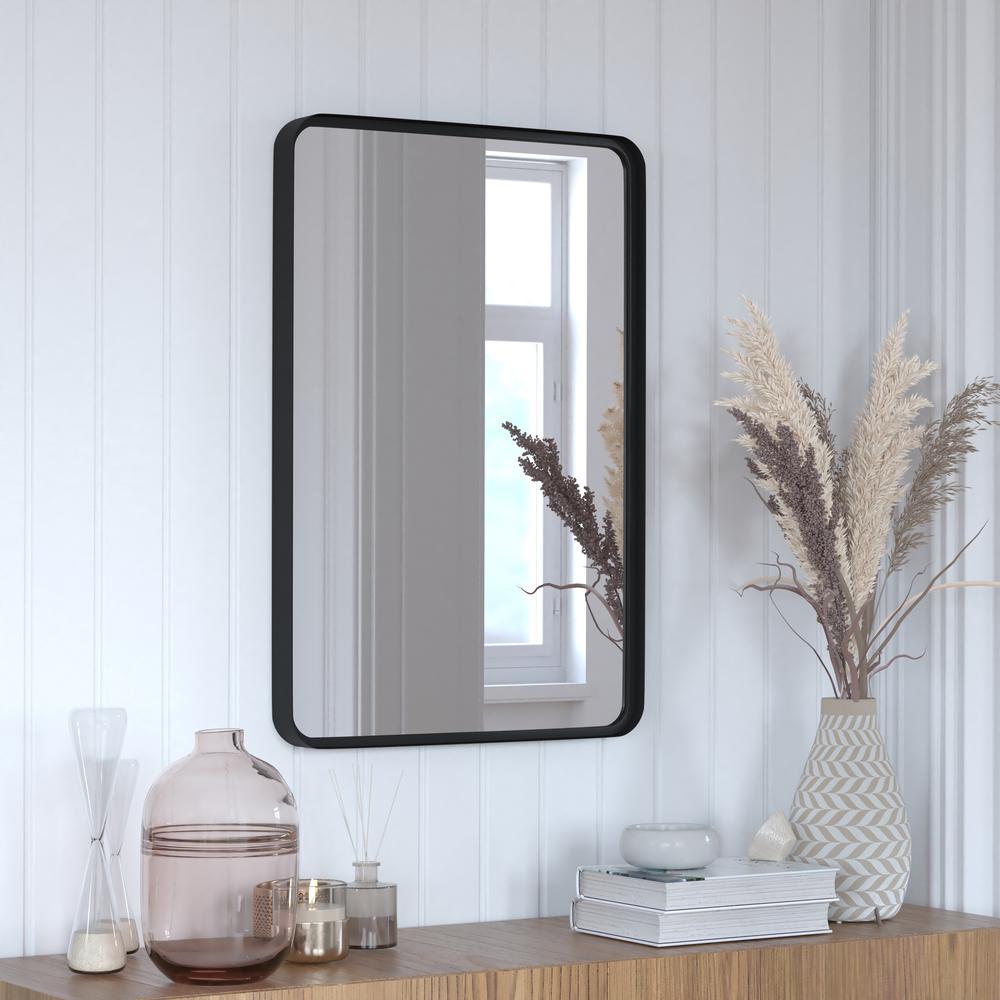 Janinne 20" x 30" Decorative Wall Mirror