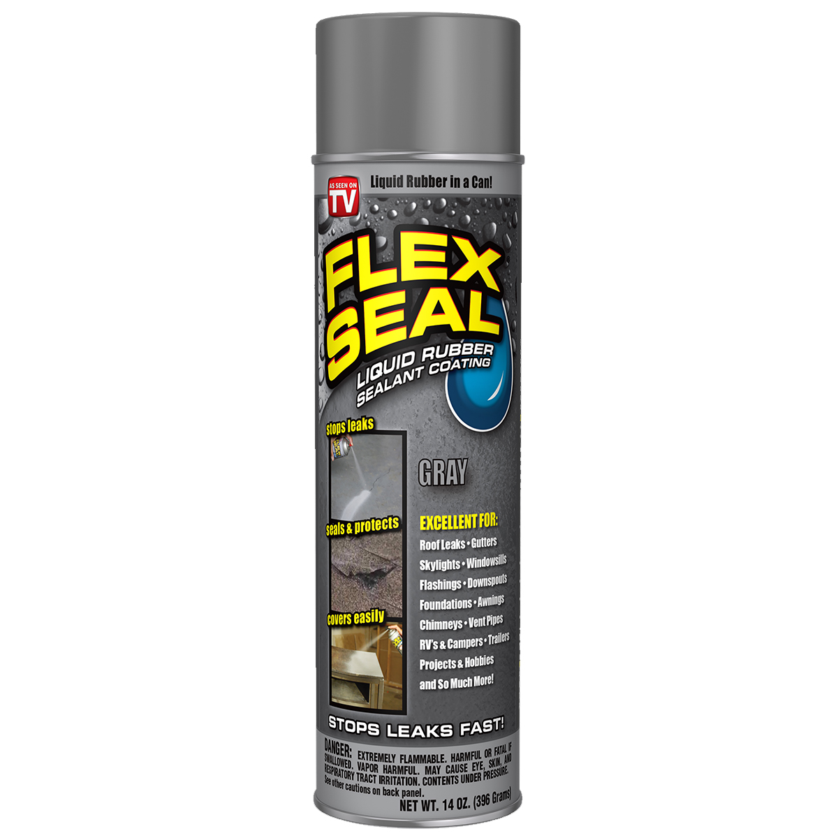 Flex Seal Gray 20 Oz. Spray Can