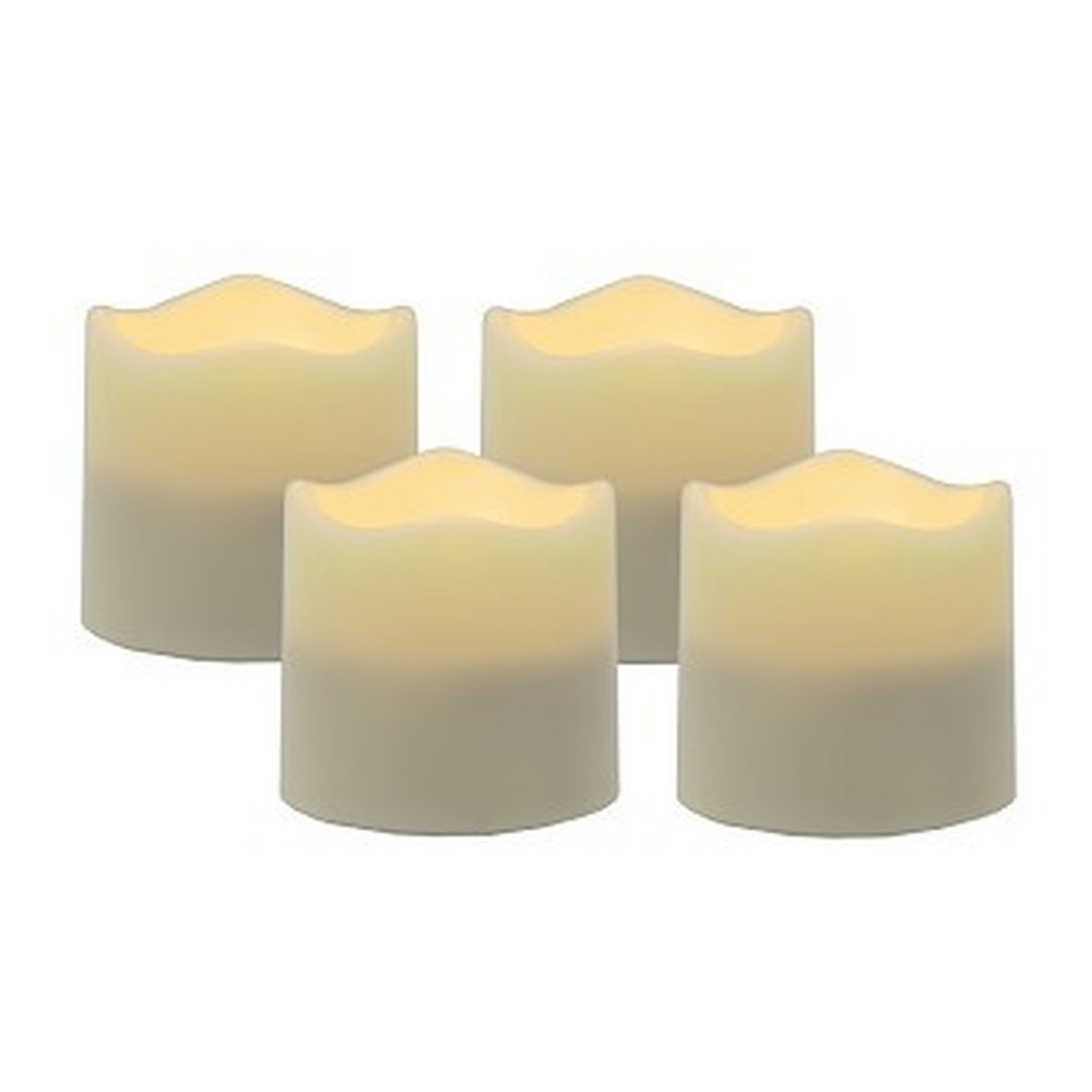 Flameless LED Candles with Timer - Set of 4