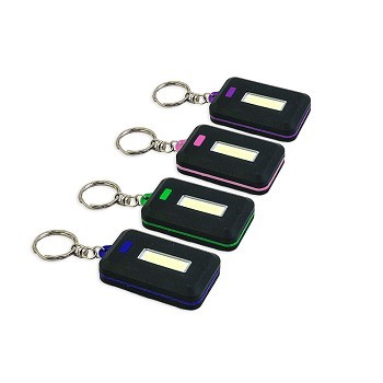 Micron Keyring Flashlight With COB LED Light - Purple