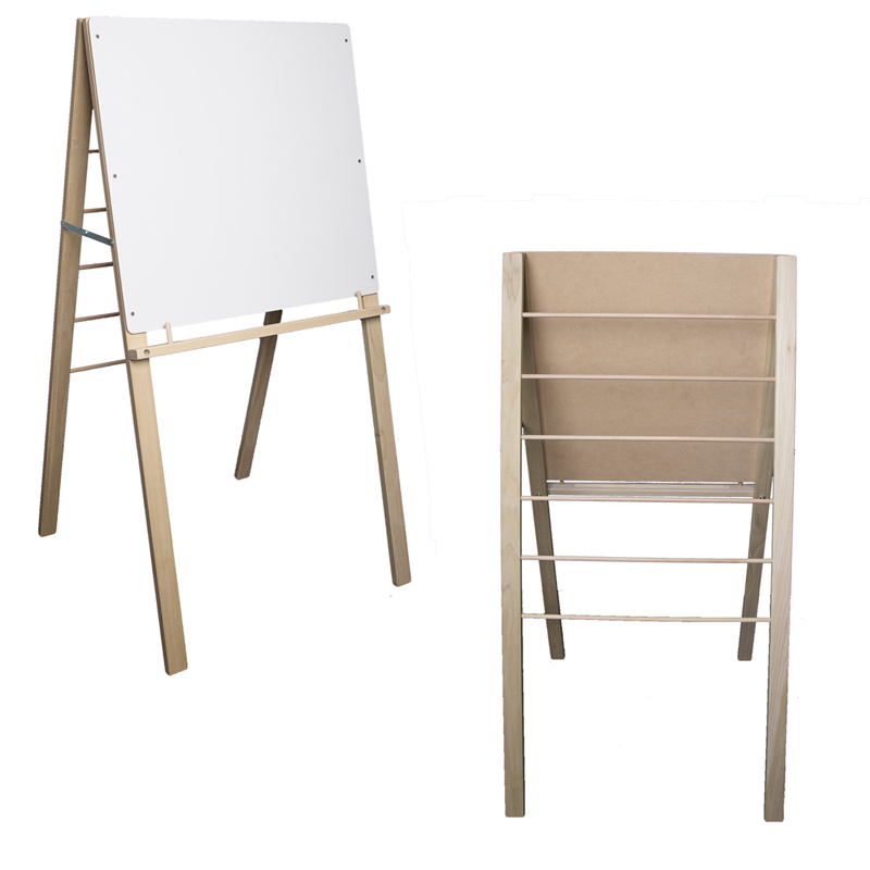 Flipside Big Book Easel - 24" (2 ft) Width x 24" (2 ft) Height - White Surface - Rectangle - Assembly Required - 1 Each