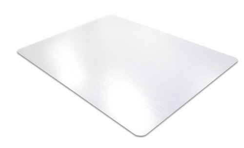Cleartex Advantagemat, Chair Mat for Low Pile Carpets (1/4" or less), Phthalate-Free PVC,  Rectangular, Size 45" x 53"