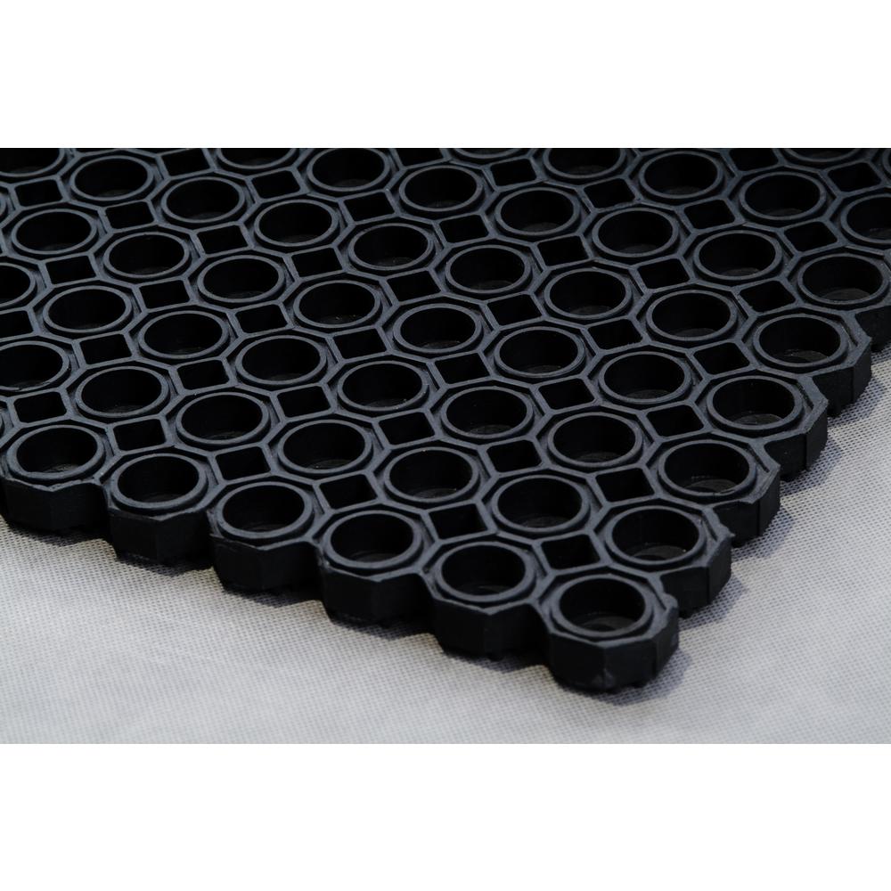 Doortex Octomat Heavy Duty Outdoor Entrance mat, Black (24"x32")