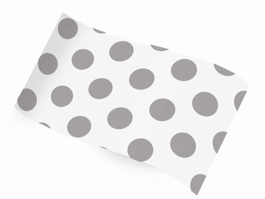 Tissue Paper - 20"x30" Silver Dots