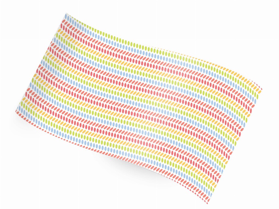 Tissue Paper - 20"x30" Rainbow Leaflets