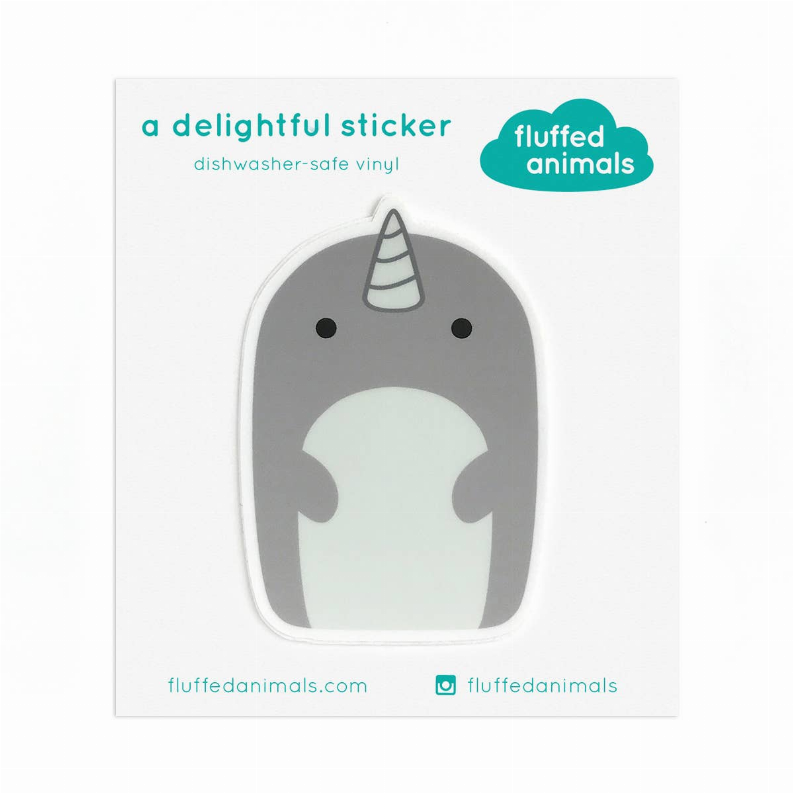 Animal Sticker - Narwhal