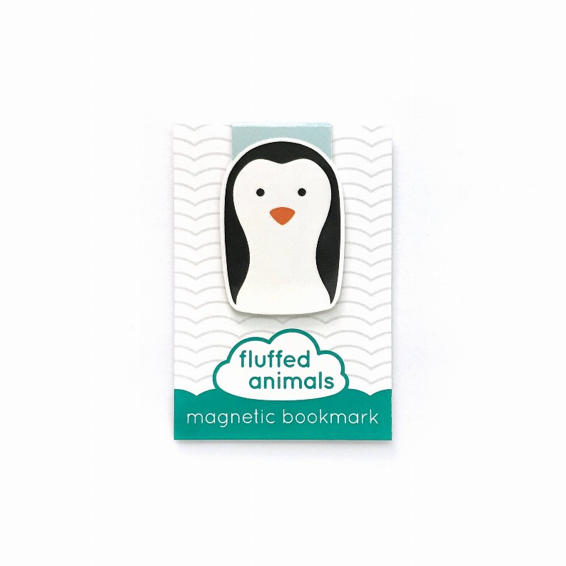 Cute Animal Magnetic Bookmark - Penguin