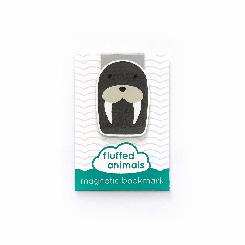 Cute Animal Magnetic Bookmark - Walrus