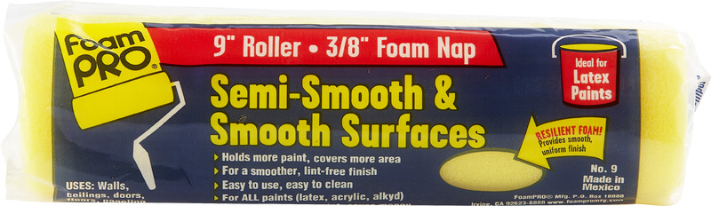 #9 9X3/8 Foam Semismooth Coater