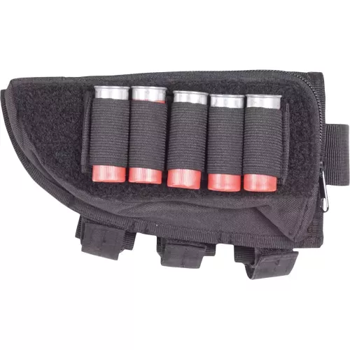 Butt Stock Cheek Rest Shotgun - Left - Black