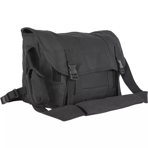 Courier Shoulder Bag - Black