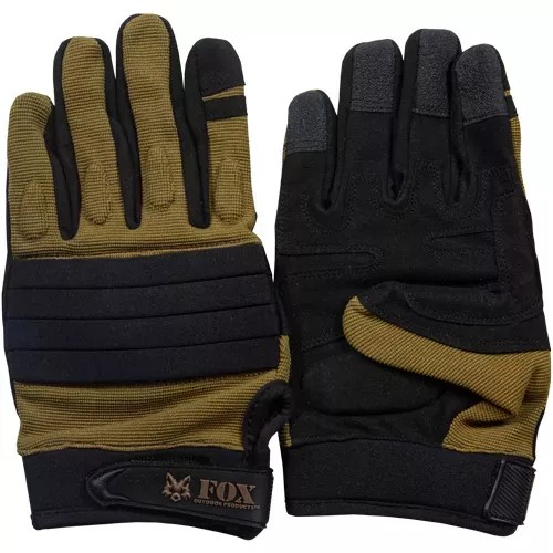 Flex-Knuckle Raid Gloves V2 - Coyote Medium