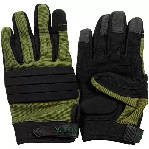 Flex-Knuckle Raid Gloves V2 - Olive Drab Small