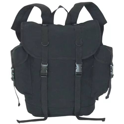 German Style Alpine Rucksack - Black