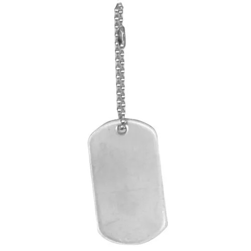 GI Dog Tag 100 Pack - Stainless