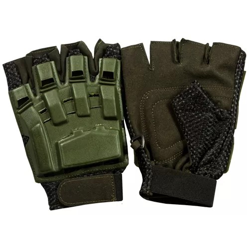 Half Finger Tactical Engagement Glove - Olive Drab 2XL