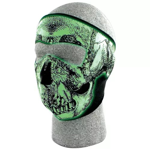 Neoprene Thermal Face Mask - Glow In The Dark