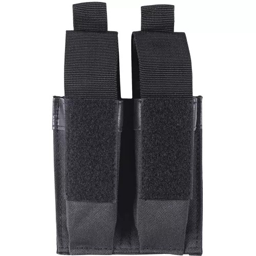 Pistol Quick Deploy Dual Mag Pouch - Black