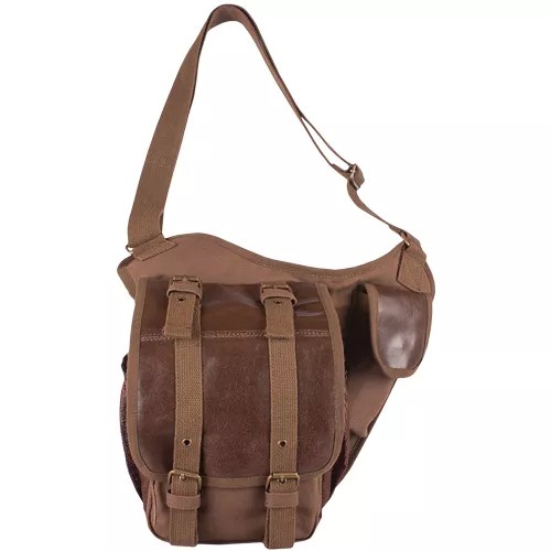 Retro Hipster Side-Bag - Brown