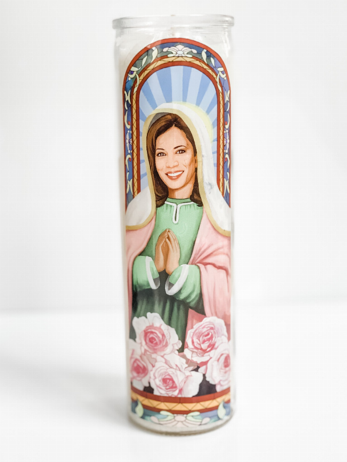 Kamala Harris Prayer Candle with Robe