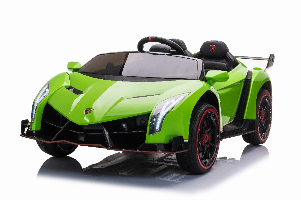 24V 4x4 Lamborghini Veneno 2 Seater Ride on Car - Green