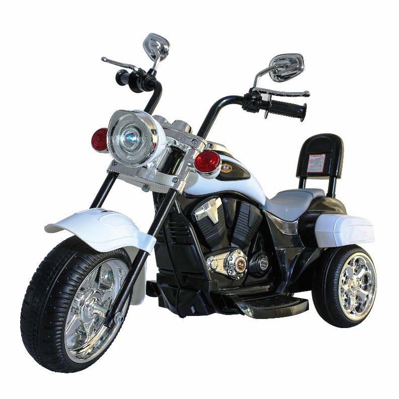 6V Freddo Toys Chopper Style Ride on Trike - White