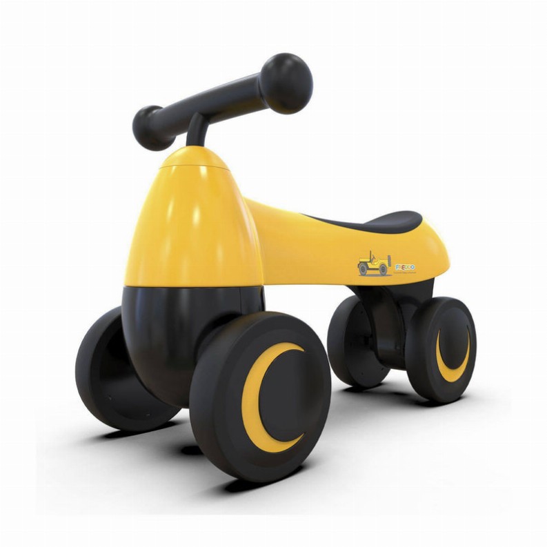Freddo Toys 4 Wheels Balance Bike - Yellow