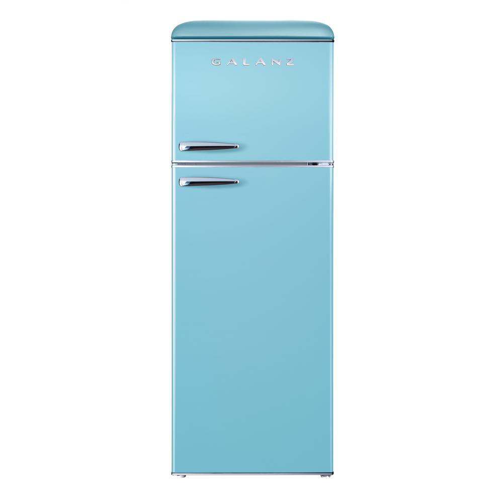 12 CF Top Mount Refrigerator, Retro Style