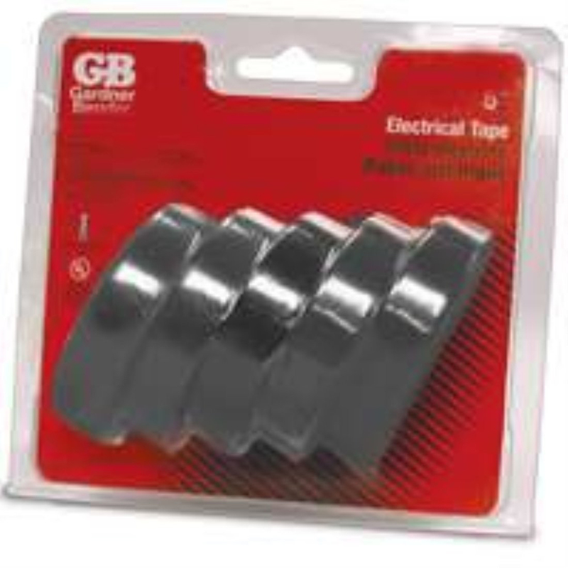 GTPB-550 5Pk Black Electrical Tape