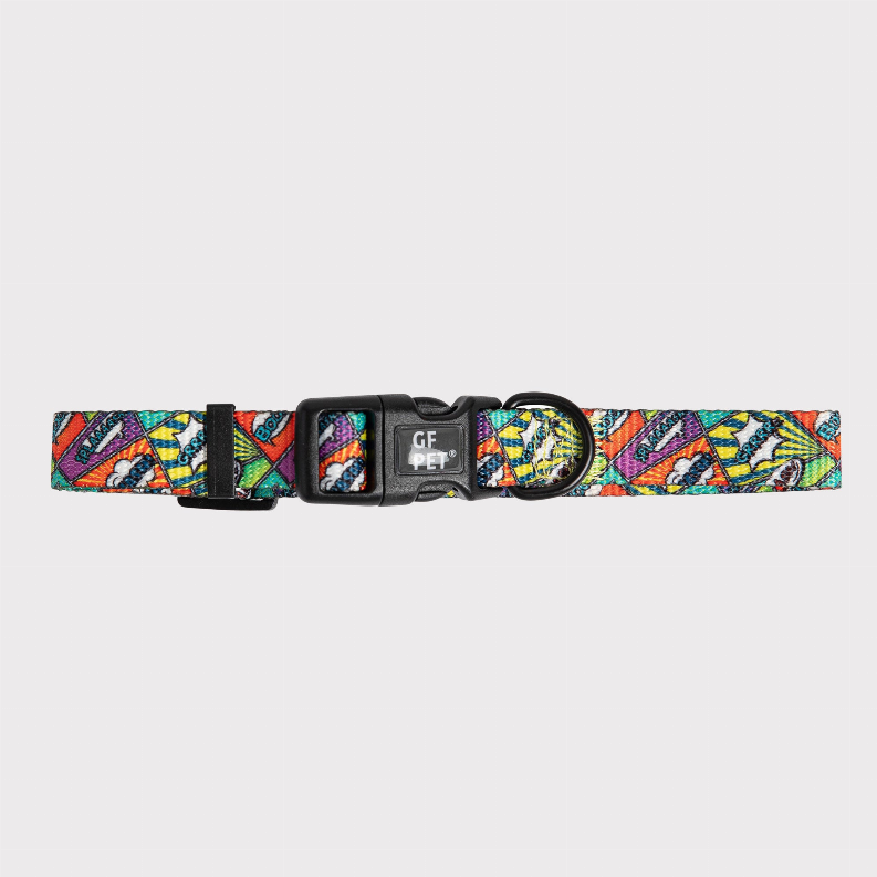 GF Pet  Printed Collar Large Comic Book