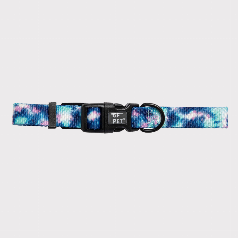 GF Pet  Printed Collar Medium Tie Dye