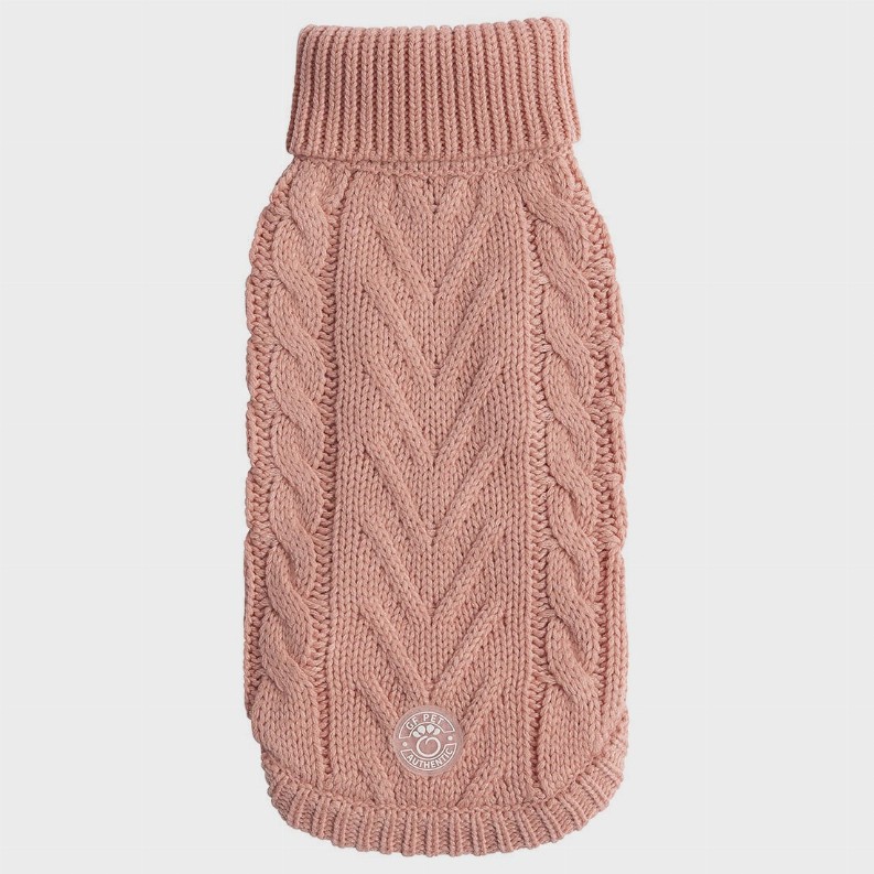 GF Pet Chalet Dog Sweater Large Pink