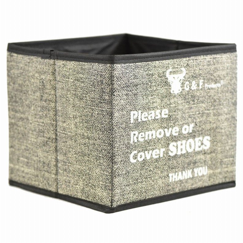 Foldable Collapsible Shoe Covers Holder Bootie Box