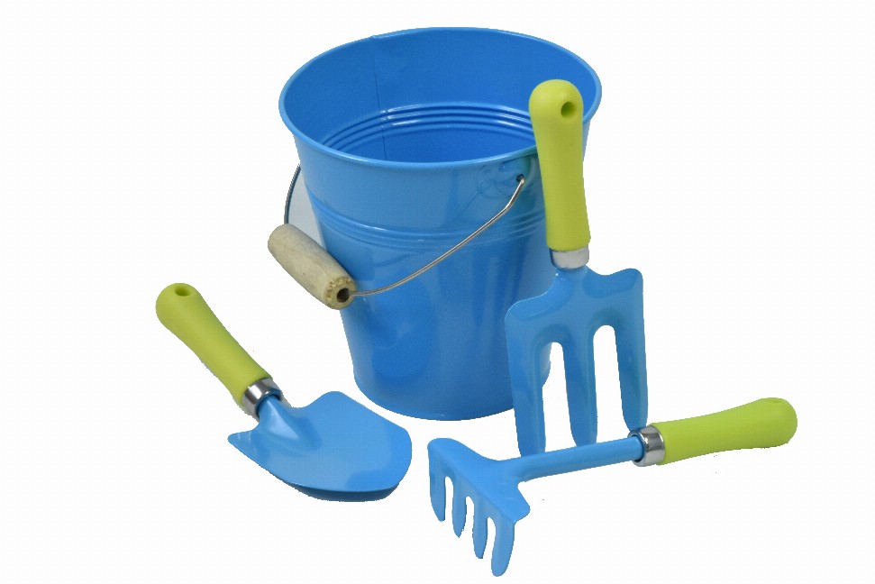 Kids Water Pail With Garden Tools Set
