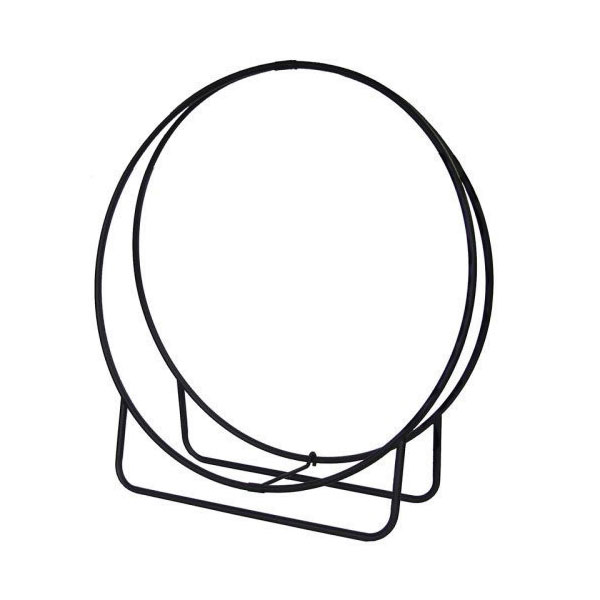 40" Black Steel Log Hoop - LS932-HP