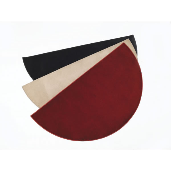 Canyon Crimson Half-Round Hearth Rug - 10723