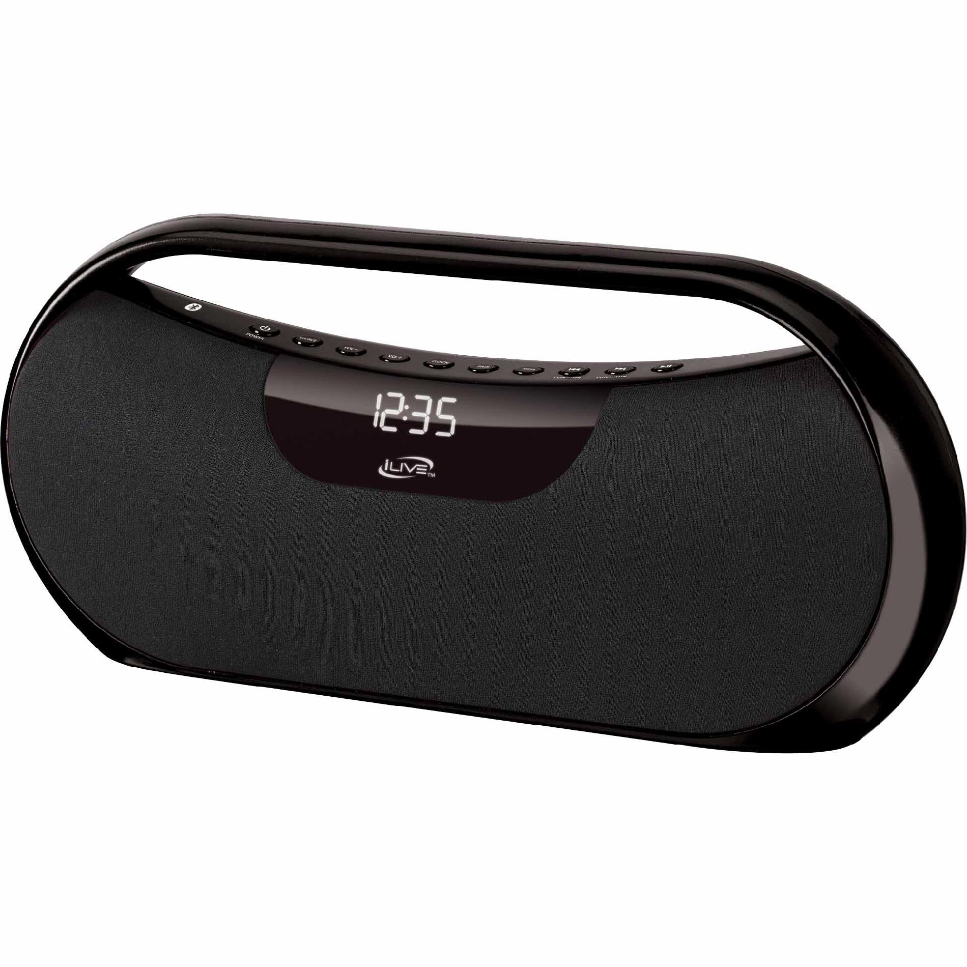 Ilive Bluetooth Boombox Fm Radio Audio Input