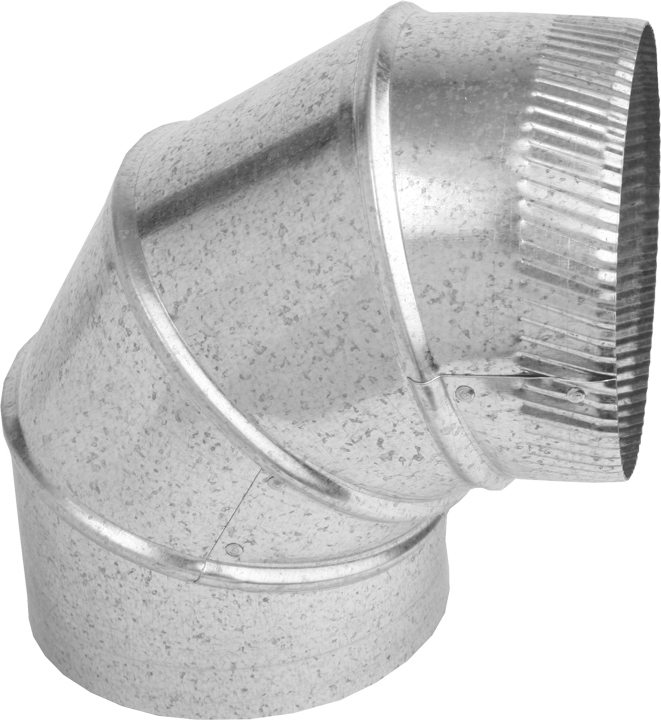 3-26-302 3X90 26Ga Galvanized Adjustable Elbow