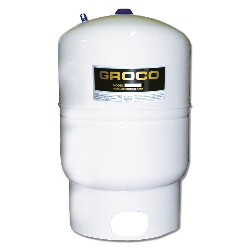 GROCO Pressure Storage Tank - 3.2 Gallon Drawdown