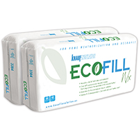 EcoFill Wx 3384 Fiberglass Insulation, 20 in W x 40 in L