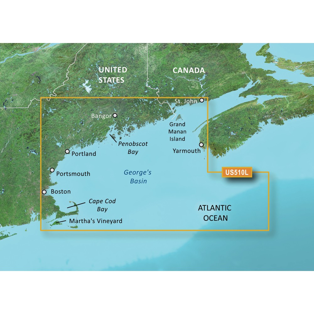 Garmin BlueChart g3 Vision HD - VUS510L - St. John - Cape Cod - microSD/SD