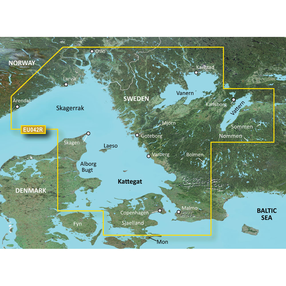 Garmin BlueChart g3 Vision HD - VEU042R - Oslo to Trelleborg - microSD/SD