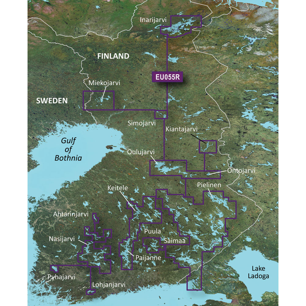 Garmin BlueChart g3 Vision HD - VEU055R - Finnish Lakes - microSD/SD