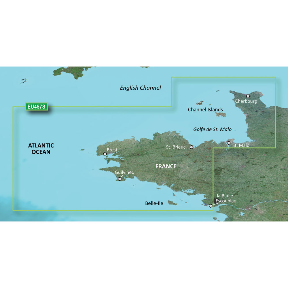 Garmin BlueChart g3 Vision HD - VEU457S - Bretagne - microSD/SD