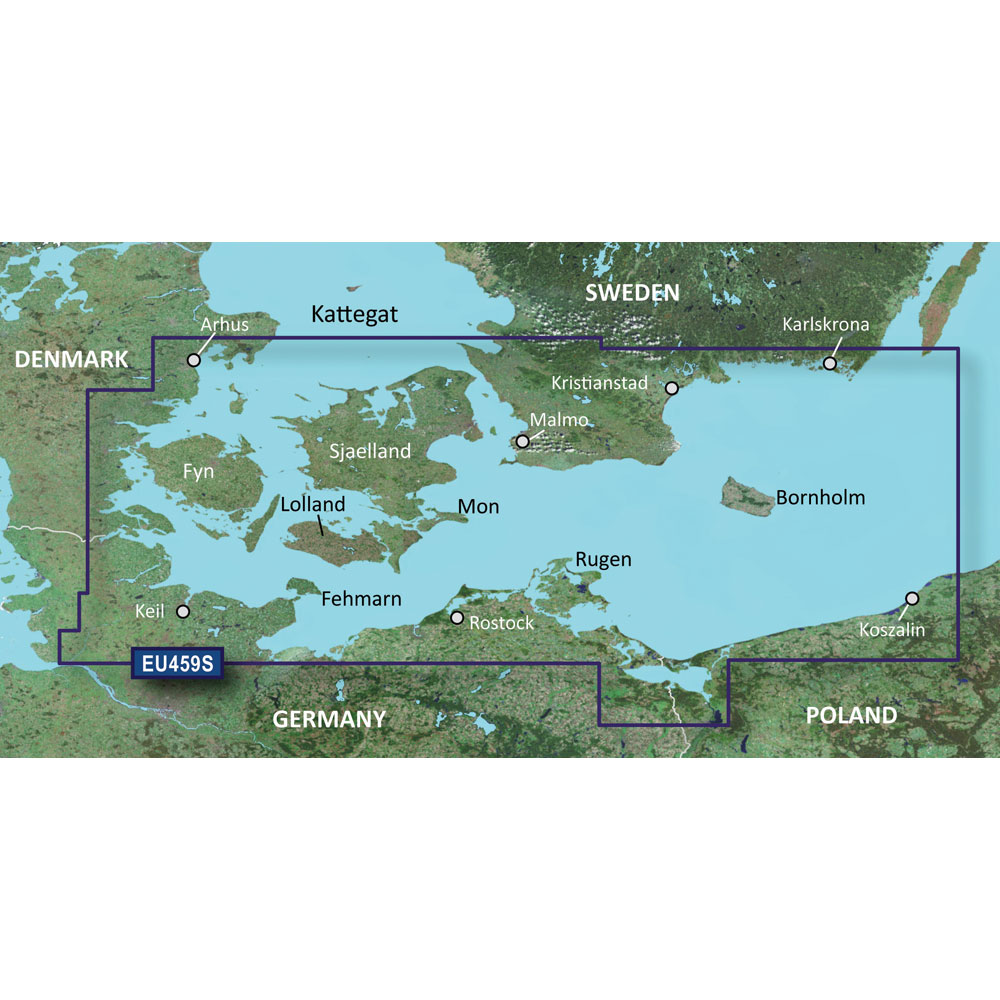 Garmin BlueChart g3 Vision HD - VEU459S - Århs-Kiel-Koszalin - microSD/SD